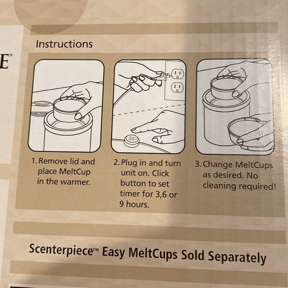 Yankee Candle Scenterpiece Meltcup Warmer - with Timer NEW - Picture 6 of 9